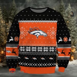 SPTBGSWT386 Denver Broncos Ugly Christmas Sweater SPTBGSWT386 Denver Broncos Ugly Christmas Sweater