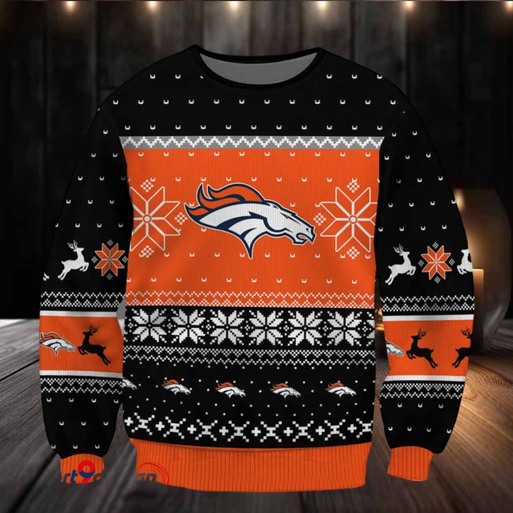SPTBGSWT386 Denver Broncos Ugly Christmas Sweater SPTBGSWT386 Denver Broncos Ugly Christmas Sweater