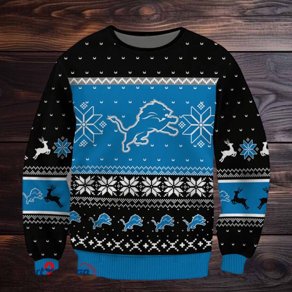SPTBGSWT387 Detroit Lions Ugly Christmas Sweater SPTBGSWT387 Detroit Lions Ugly Christmas Sweater