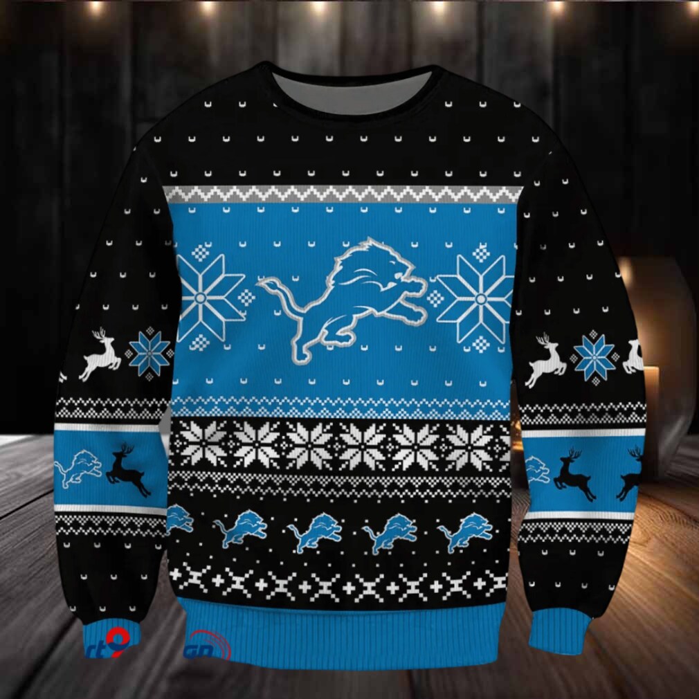 SPTBGSWT387 Detroit Lions Ugly Christmas Sweater SPTBGSWT387 Detroit Lions Ugly Christmas Sweater