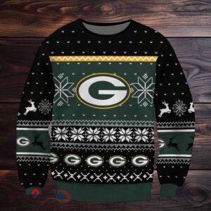 SPTBGSWT388 Green Bay Packers Ugly Christmas Sweater