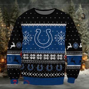 SPTBGSWT390 Indianapolis Colts Ugly Christmas Sweater SPTBGSWT390 Indianapolis Colts Ugly Christmas Sweater