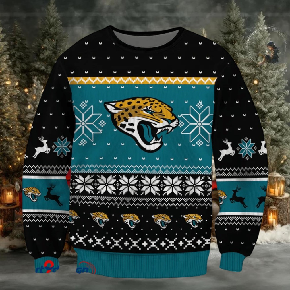 SPTBGSWT391 Jacksonville Jaguars Ugly Christmas Sweater SPTBGSWT391 Jacksonville Jaguars Ugly Christmas Sweater