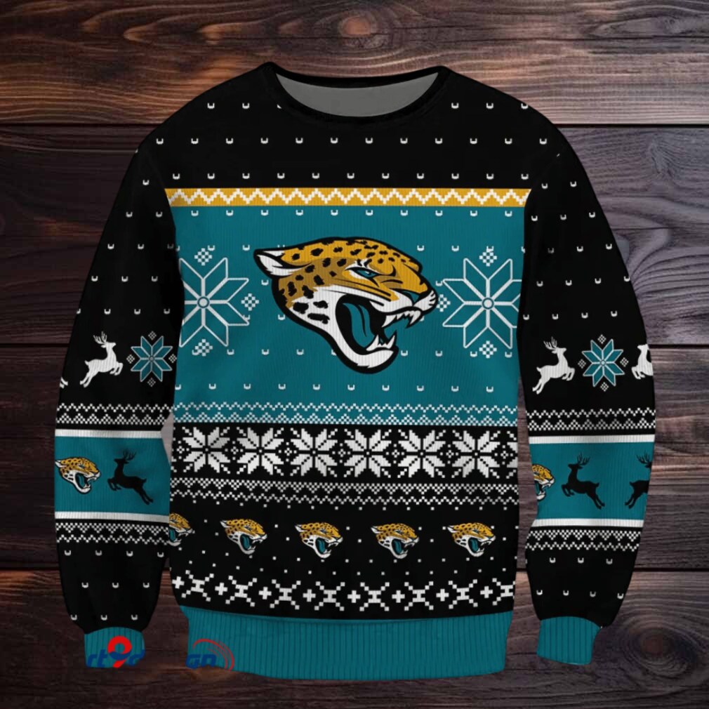 SPTBGSWT391 Jacksonville Jaguars Ugly Christmas Sweater SPTBGSWT391 Jacksonville Jaguars Ugly Christmas Sweater