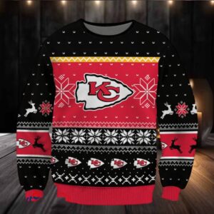 SPTBGSWT392 Kansas City Chiefs Ugly Christmas Sweater