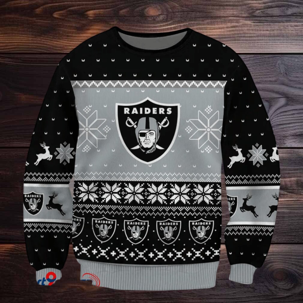 SPTBGSWT393 Las Vegas Raiders Ugly Christmas Sweater SPTBGSWT393 Las Vegas Raiders Ugly Christmas Sweater
