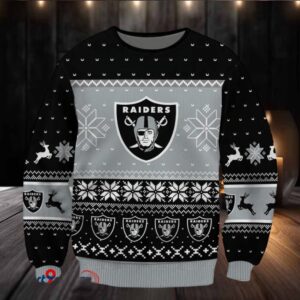 SPTBGSWT393 Las Vegas Raiders Ugly Christmas Sweater