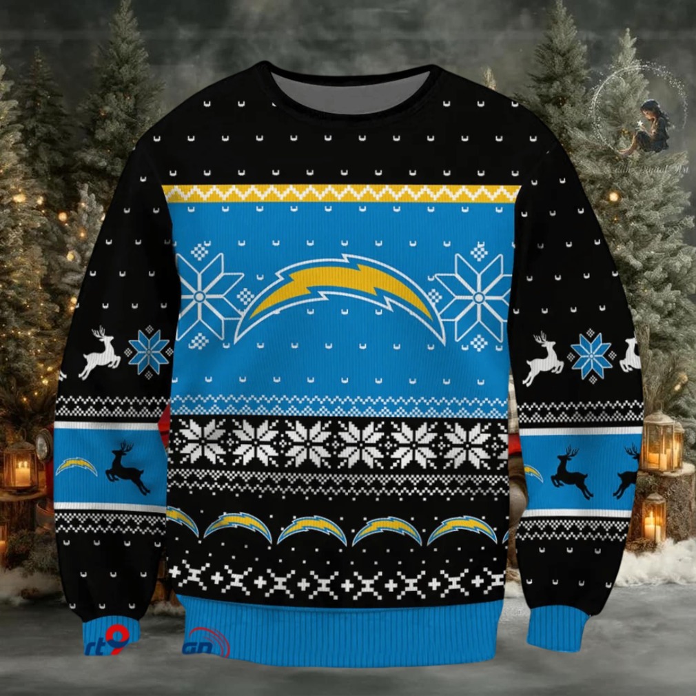 SPTBGSWT394 Los Angeles Chargers Ugly Christmas Sweater SPTBGSWT394 Los Angeles Chargers Ugly Christmas Sweater