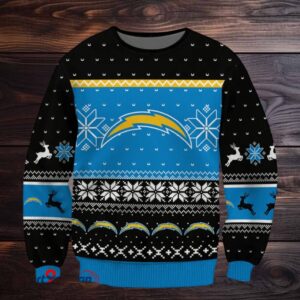 SPTBGSWT394 Los Angeles Chargers Ugly Christmas Sweater
