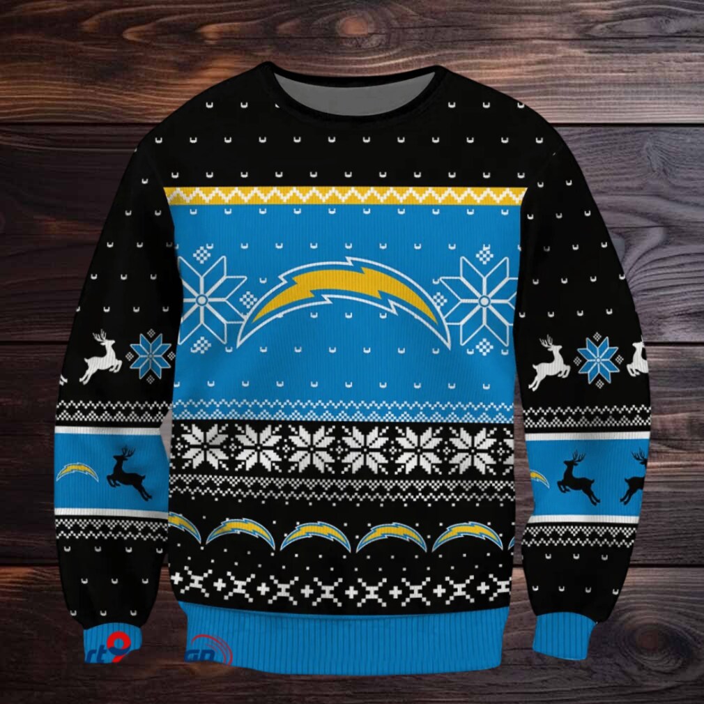 SPTBGSWT394 Los Angeles Chargers Ugly Christmas Sweater SPTBGSWT394 Los Angeles Chargers Ugly Christmas Sweater