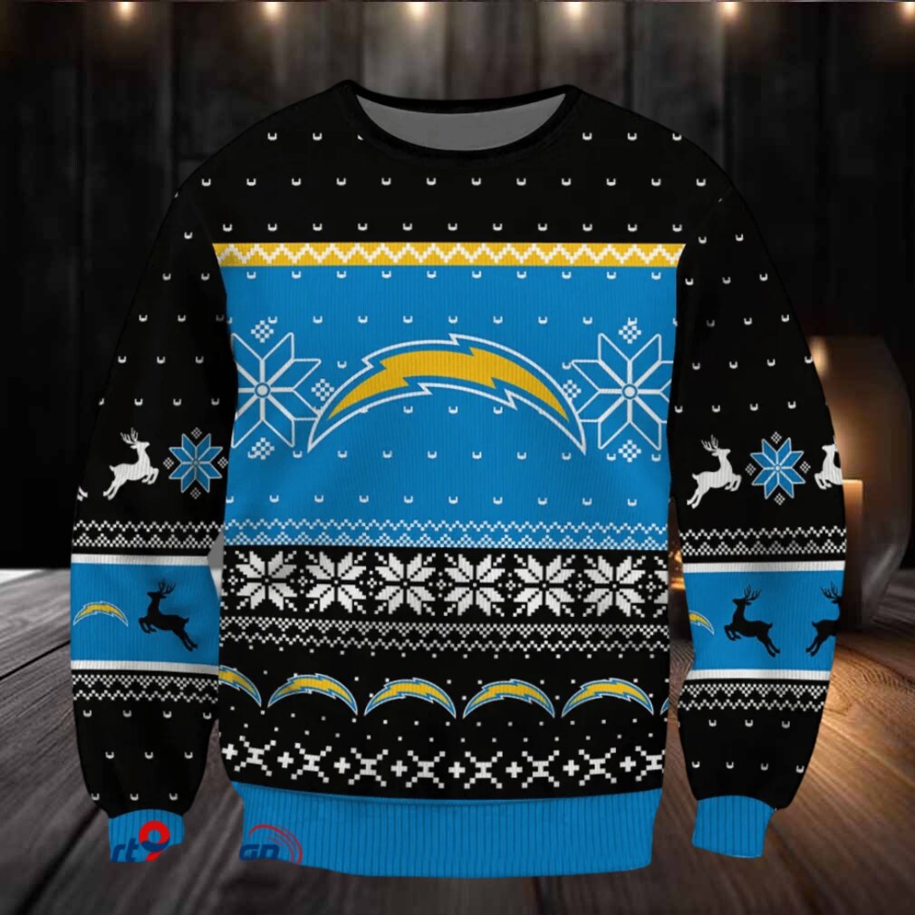 SPTBGSWT394 Los Angeles Chargers Ugly Christmas Sweater SPTBGSWT394 Los Angeles Chargers Ugly Christmas Sweater