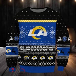 SPTBGSWT395 Los Angeles Rams Ugly Christmas Sweater