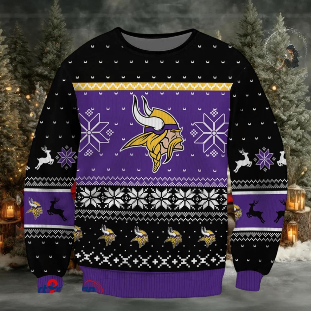 SPTBGSWT397 Minnesota Vikings Ugly Christmas Sweater SPTBGSWT397 Minnesota Vikings Ugly Christmas Sweater