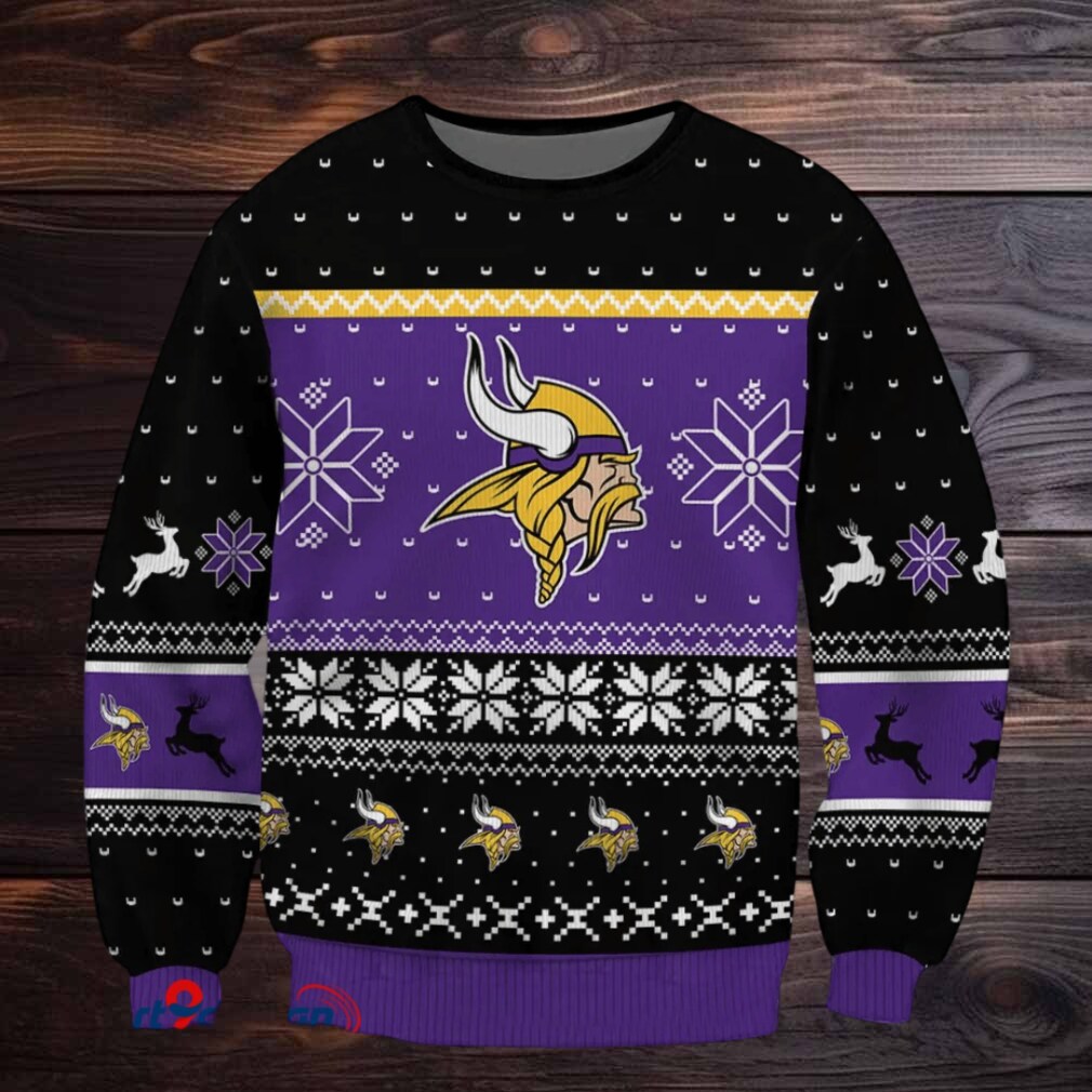 SPTBGSWT397 Minnesota Vikings Ugly Christmas Sweater SPTBGSWT397 Minnesota Vikings Ugly Christmas Sweater