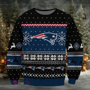SPTBGSWT398 New England Patriots Ugly Christmas Sweater SPTBGSWT398 New England Patriots Ugly Christmas Sweater