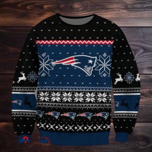 SPTBGSWT398 New England Patriots Ugly Christmas Sweater