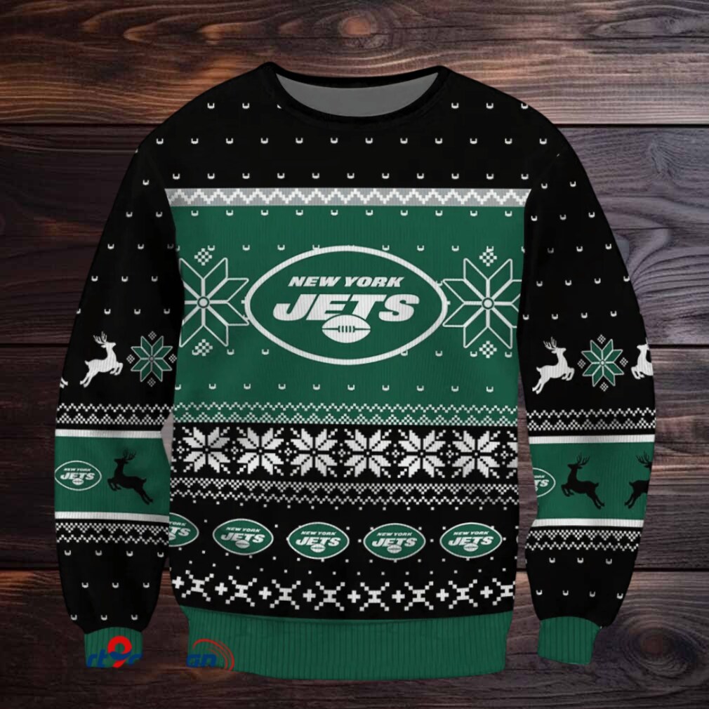 SPTBGSWT401 New York Jets Ugly Christmas Sweater SPTBGSWT401 New York Jets Ugly Christmas Sweater