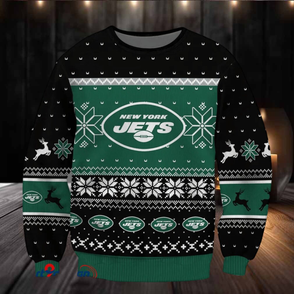 SPTBGSWT401 New York Jets Ugly Christmas Sweater SPTBGSWT401 New York Jets Ugly Christmas Sweater