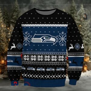 SPTBGSWT405 Seattle Seahawks Ugly Christmas Sweater SPTBGSWT405 Seattle Seahawks Ugly Christmas Sweater