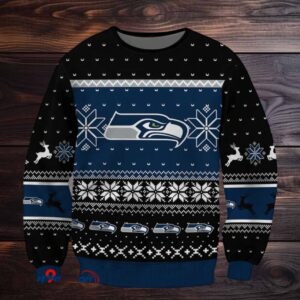 SPTBGSWT405 Seattle Seahawks Ugly Christmas Sweater