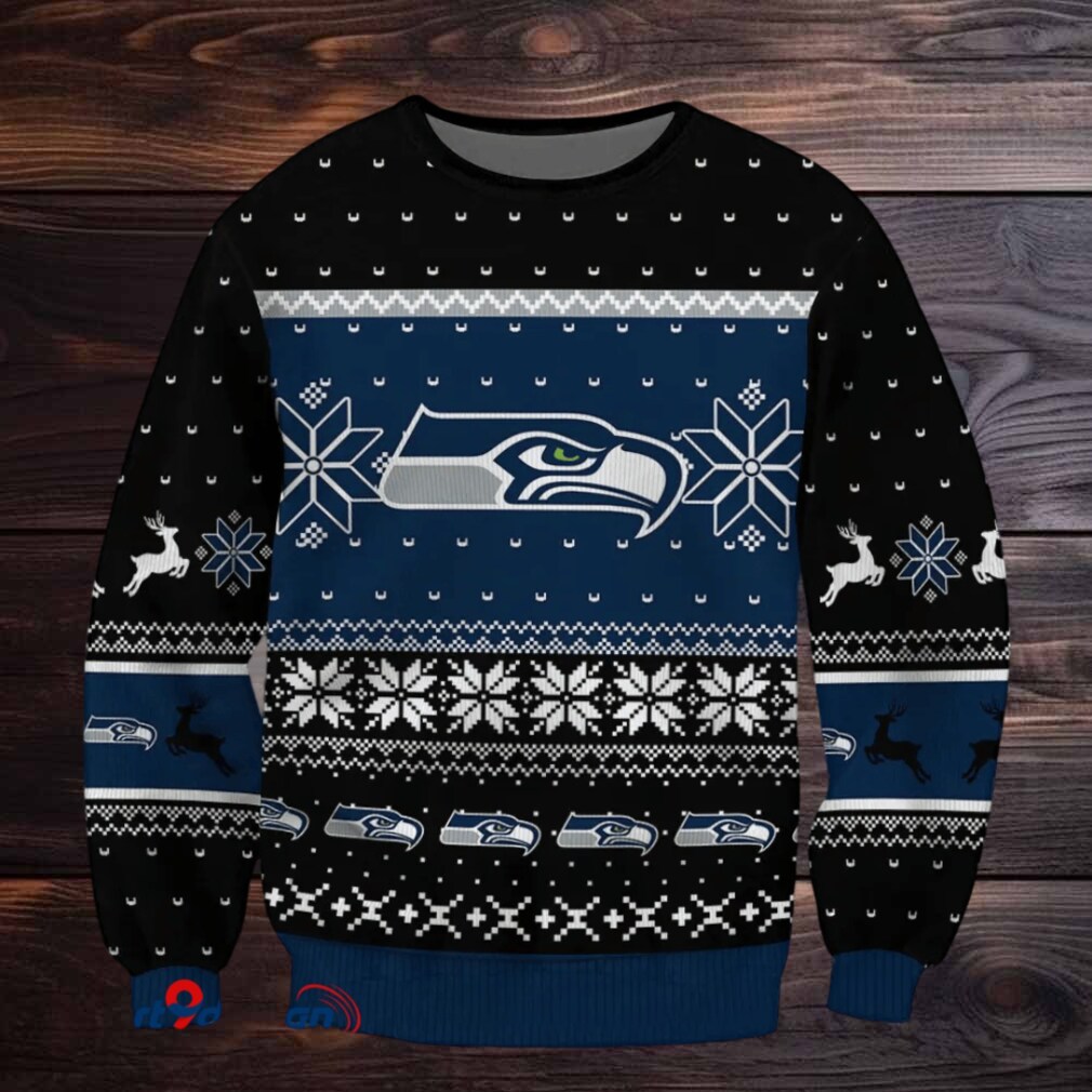 SPTBGSWT405 Seattle Seahawks Ugly Christmas Sweater SPTBGSWT405 Seattle Seahawks Ugly Christmas Sweater