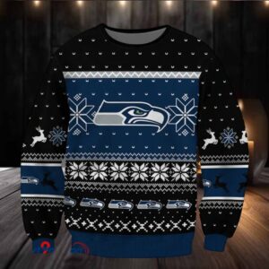 SPTBGSWT405 Seattle Seahawks Ugly Christmas Sweater