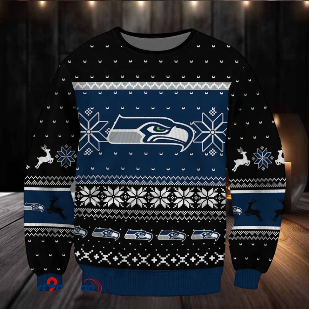 SPTBGSWT405 Seattle Seahawks Ugly Christmas Sweater SPTBGSWT405 Seattle Seahawks Ugly Christmas Sweater