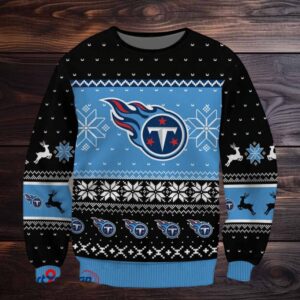 SPTBGSWT407 Tennessee Titans  Ugly Christmas  Sweater
