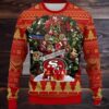 New York Giants Grateful Dead Ugly Christmas Sweater Blue White Cool New York Giants Grateful Dead Ugly Christmas Sweater Blue White Cool