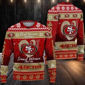 San Francisco 49Ers Real Women Love Football Ugly Christmas Sweater Men Women For Sale