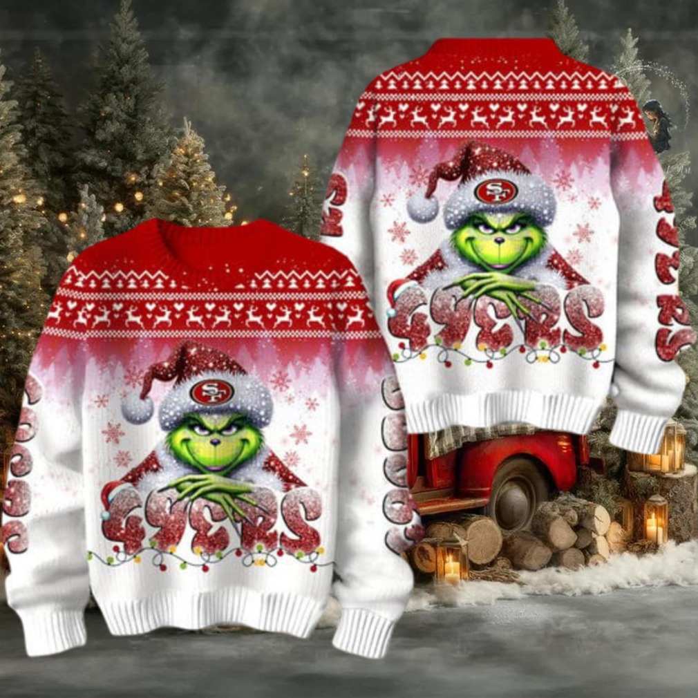 San Francisco 49ers Grinch Stolen Christmas Sweater