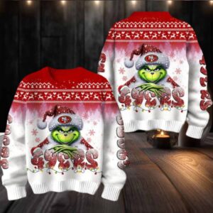 San Francisco 49ers Grinch Stolen Christmas Sweater