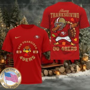 San Francisco 49ers NFL Turkey Game Happy Thanksgiving Shirt