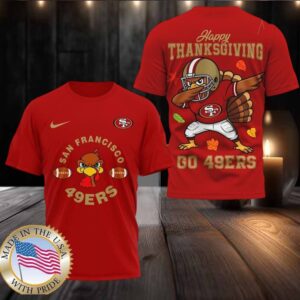 San Francisco 49ers NFL Turkey Game Happy Thanksgiving Shirt