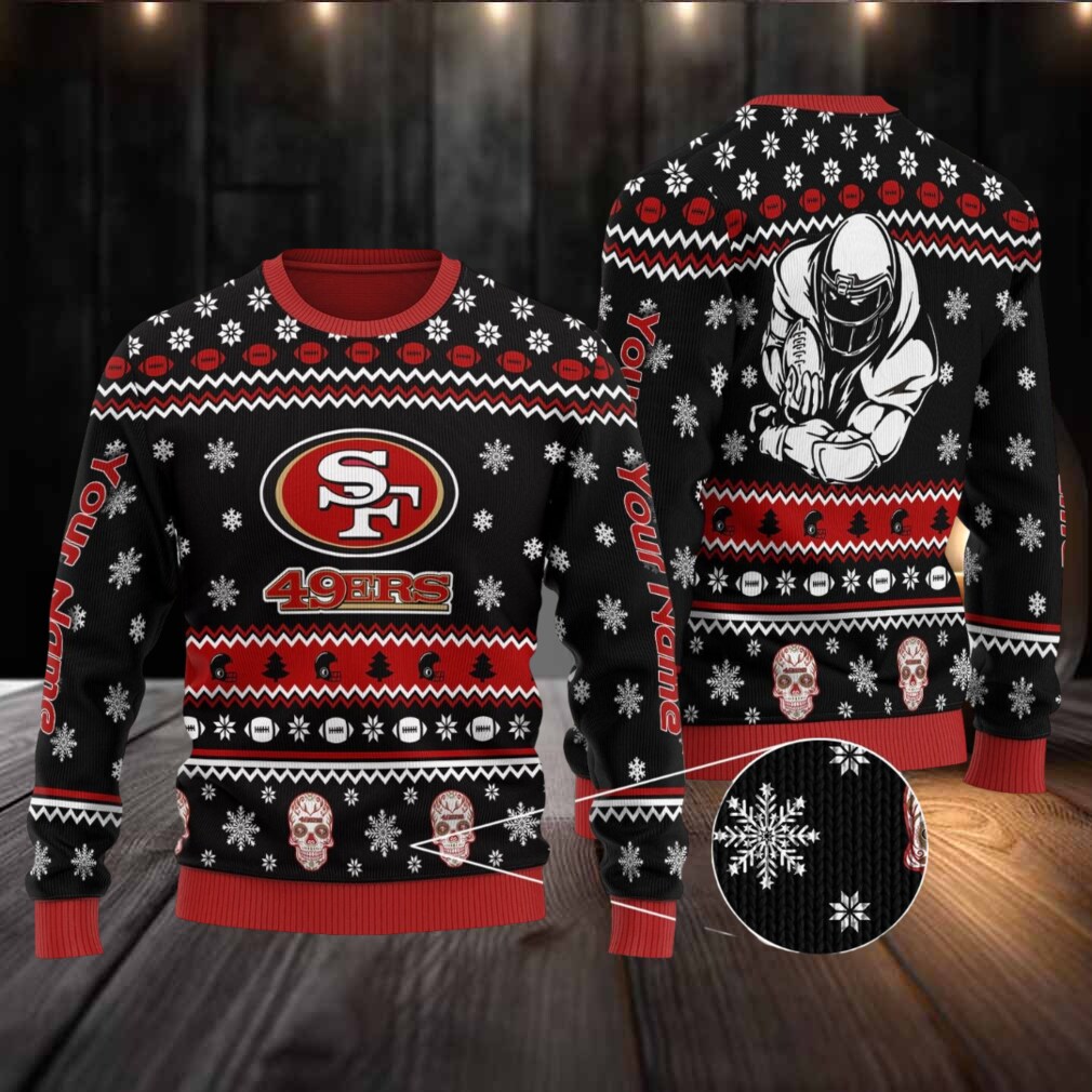 San Francisco 49ers Personalized Sweater 25 San Francisco 49ers Personalized Sweater 25