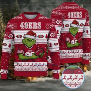 San Francisco 49ers The Grinch NFL Ugly Christmas Sweater