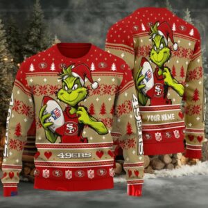 San Francisco 49ers Ugly Christmas Sweater BGSWT764 San Francisco 49ers Ugly Christmas Sweater BGSWT764
