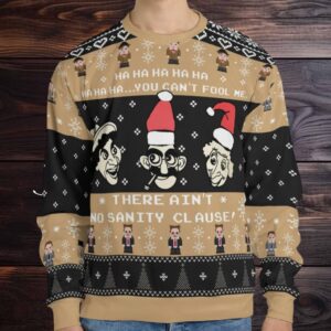 Sanity Clause The Marx Brothers Ugly Christmas Sweatshirt