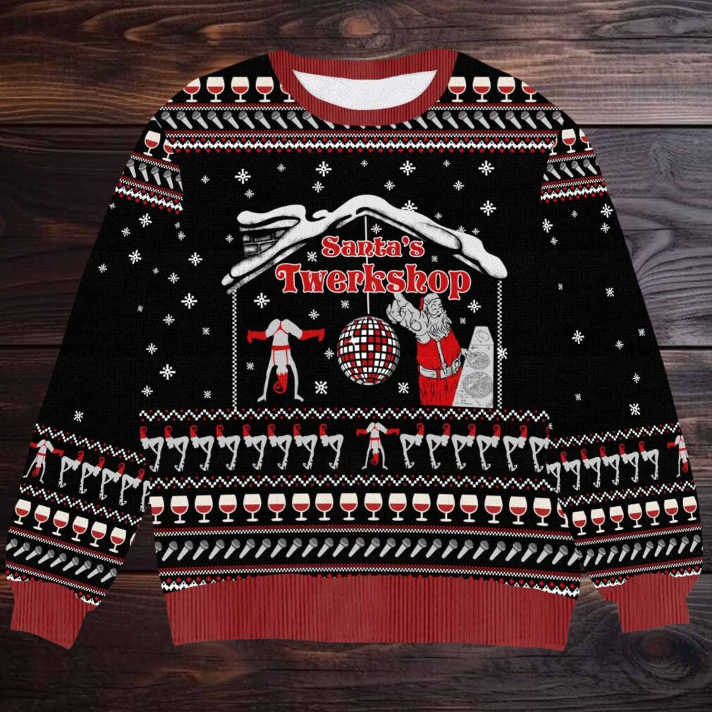 Santa’s Twerkshop Ugly Christmas Sweater Funny Holiday Party Outfit Perfect Gift for Dance and Humor Lovers Santa’s Twerkshop Ugly Christmas Sweater Funny Holiday Party Outfit Perfect Gift for Dance and Humor Lovers