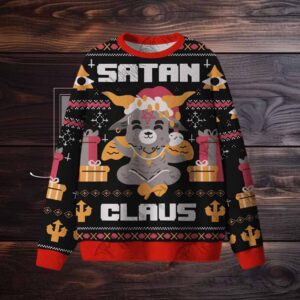 Satan Claus Ugly Sweatshirt