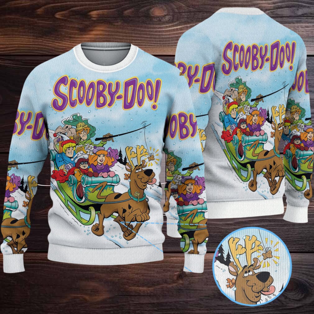 Scooby Doo Christmas Knitted Sweater Scooby Doo Christmas Knitted Sweater