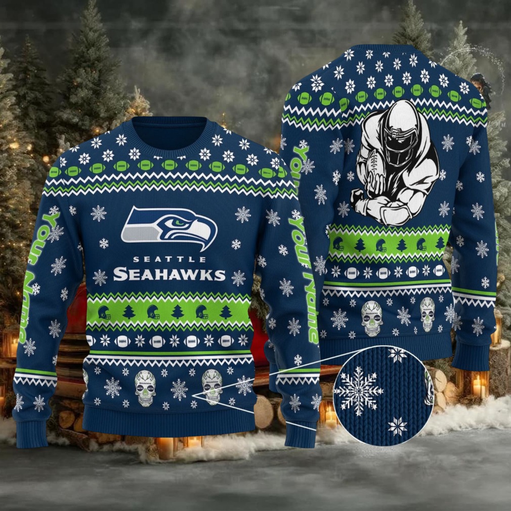 Seattle Seahawks Personalized Sweater 36 Seattle Seahawks Personalized Sweater 36