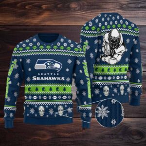 Seattle Seahawks Personalized Sweater 36