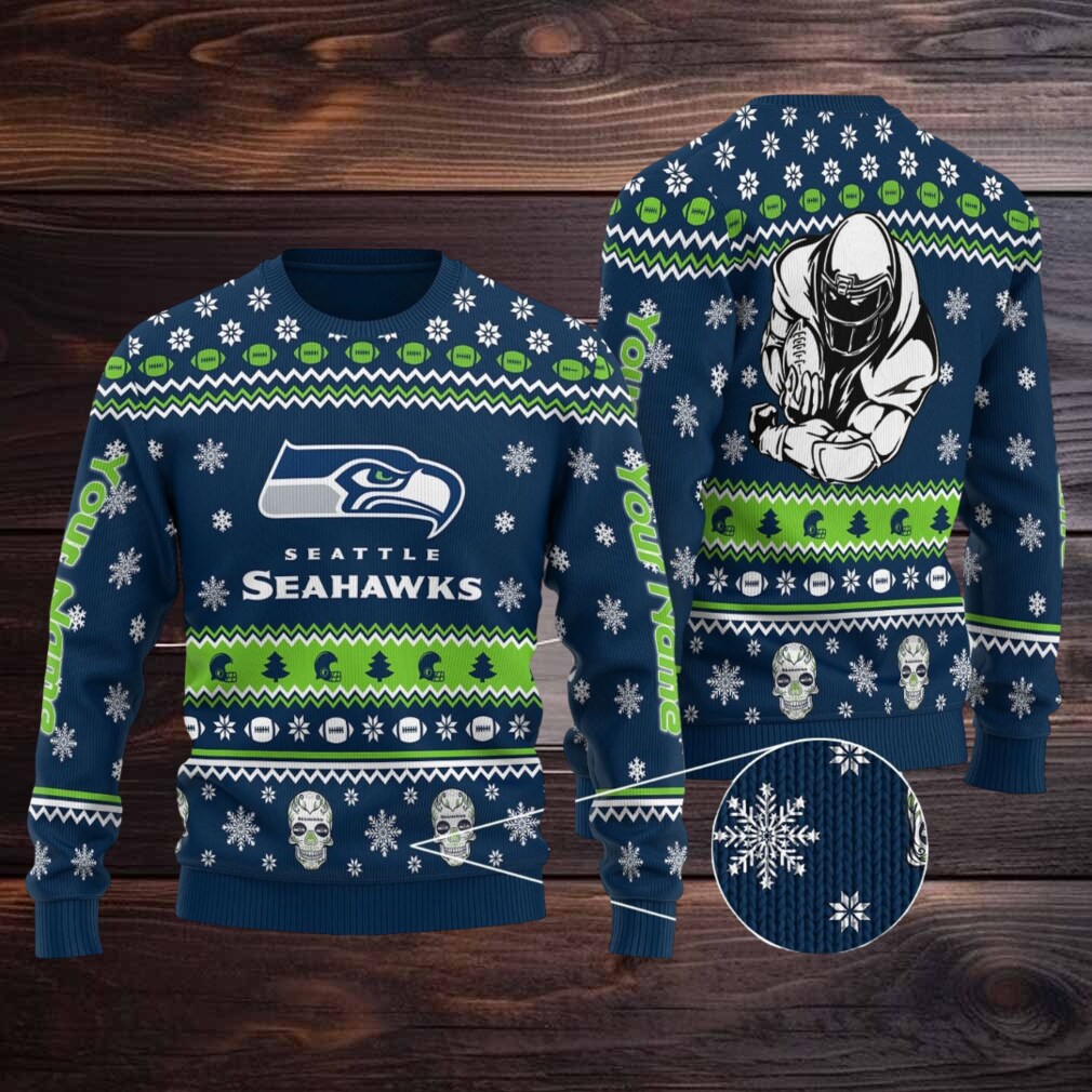 Seattle Seahawks Personalized Sweater 36 Seattle Seahawks Personalized Sweater 36