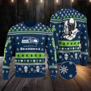 Seattle Seahawks Personalized Sweater 36