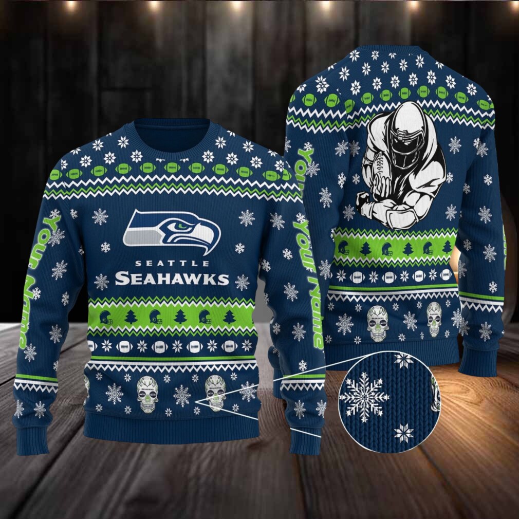 Seattle Seahawks Personalized Sweater 36 Seattle Seahawks Personalized Sweater 36