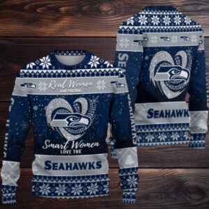 Seattle Seahawks Real Women Love Football Ugly Christmas Sweater Men Women For Sale