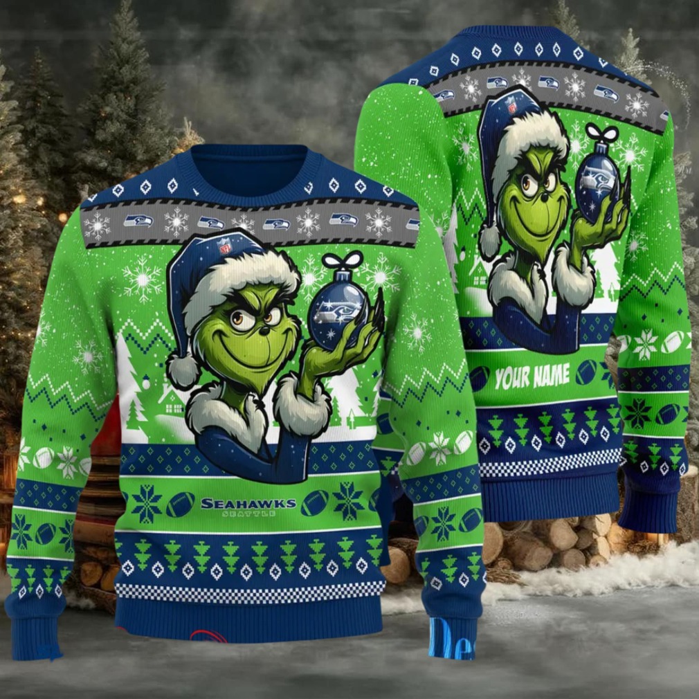 Seattle Seahawks Ugly Christmas Sweater BGSWT439 Seattle Seahawks Ugly Christmas Sweater BGSWT439