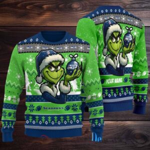Seattle Seahawks Ugly Christmas Sweater BGSWT439
