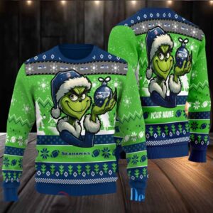 Seattle Seahawks Ugly Christmas Sweater BGSWT439